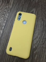 Силіконовий (TPU) чохол Deexe Silicone Case для Motorola Moto E6S / Moto E6i - Yellow