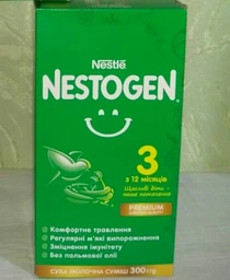 Смесь сухая молочная Nestogen 3 с лактобактериями L. Reuteri для детей с 12 месяцев 300 г (7613287106360) фото от покупателей 17
