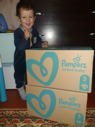 Підгузки Pampers Active Baby Junior Размер 5 (11-16 кг) 64 шт (8001090949974) фото від покупців 5
