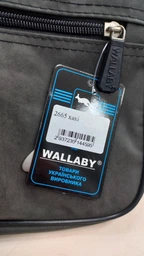 Мужская небольшая сумка Wallaby 2665 чёрный фото от покупателей 6