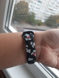Ремінець ArmorStandart Cartoon для Xiaomi Mi Band 7/6/5 Mickey Siluet Black (ARM59256) фото від покупців 5