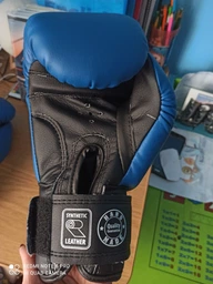 Перчатки боксерские Boxer 12 oz кожвинил 0.6 мм Черные (2024-01BLK) фото от покупателей 14