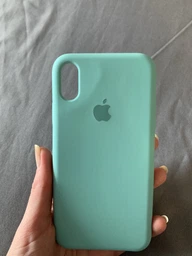 Чохол Silicone case для IPhone X/Xs Чорниця чорниця фото від покупців 5