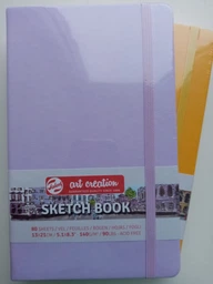 Блокнот для начерків 9х14см Talens Art Creation 140г/м 80арк. 9314001M/9314101M - Фіолетовий світлий (Pastel Violet) фото від покупців 6