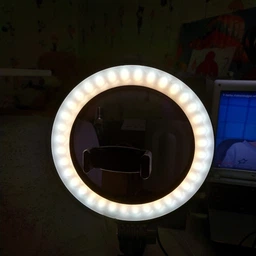 Комплект блогера 2в1 cветодиодное селфи кольцо Ring Fill Light 20 см фото от покупателей 1