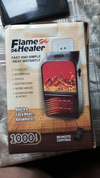 Портативный обогреватель FLAME HEATER 900 Вт с имитацией камина дуйка тепловентилятор с пультом и регулировкой температуры (D-2019090565) фото от покупателей 3