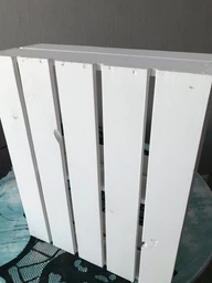 Ящик деревянный белый с полкой ECO WoodBox (ДхШхВ:50*40*16) фото от покупателей 2