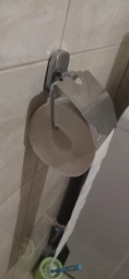 Тримач туалетного паперу з кришкою Perfect Sanitary Appliances RM 1601 латунь, настінний, хром фото від покупців 9
