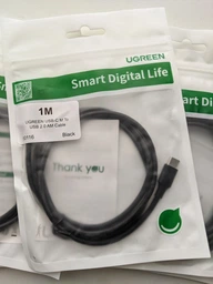 Кабель UGREEN US287 USB 2.0 to USB-C QC3.0 3A 0.25m Black (60114) фото від покупців 16