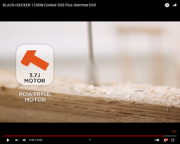 Перфоратор мережевий Black+Decker SDS-Plus (BEHS03K) фото від покупців 1