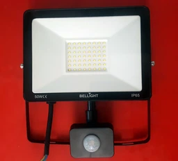 Прожектор светодиодный Bellight 230V 50W 4000K с датчиком движения, LED прожектор IP65 для улицы, двора, подъезда, парка и фасадного освещения фото от покупателей 4