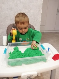 Пісок для дитячої творчості - KINETIC SAND COLOUR (рожевий, 907 g) Kinetic Sand 71453Pi