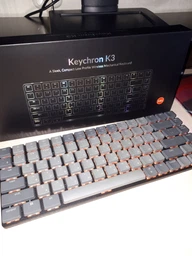 Клавиатура беспроводная Keychron K3 Low Profile Optical Blue RGB USB/Bluetooth (ENG/UKR) Black (K3E2_Keychron) фото от покупателей 10