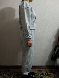 Спортивный костюм женский Puma Loungewear Suit 84585504 L Light Gray Heather (4063699227215) фото от покупателей 7