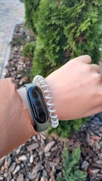 Силіконовий ремінець MRK для фітнес браслета Xiaomi Mi Band 4/3 світло-сірий (26) (mrk51230002)