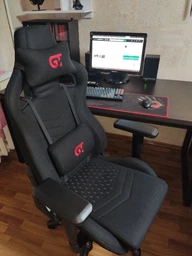 Геймерське крісло GT Racer X-0712 Shadow Black фото від покупців 19