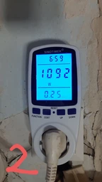 Ватметр CAT II (PP-3454) енергометр 3680W / 16А з підсвічуванням Sinotimer фото від покупців 18