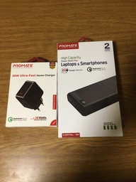 УМБ Promate Capital-30 30000 mAh, 65W USB-C PD, 22.5W USB-A QC3.0 Black (capital-30.black) фото від покупців 1