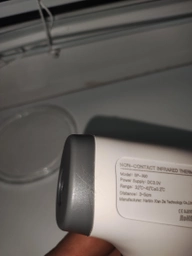 Безконтактний електронний дитячий інфрачервоний медичний термометр Yostand Non-Contact (біло-синій) фото від покупців 2
