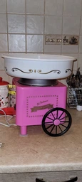 Апарат для приготування солодкої вати Рожевий Cotton candy maker (SH774132) фото від покупців 3