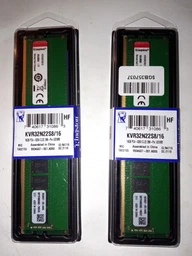 Оперативна пам'ять Kingston DDR4-3200 16384 MB PC4-25600 (KVR32N22S8/16) фото від покупців 3