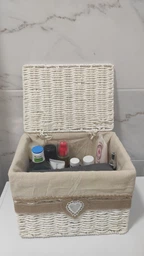 Кошик стелажний Handy Home Серце з кришкою 37х27х25 см (EW-89 L) фото від покупців 1