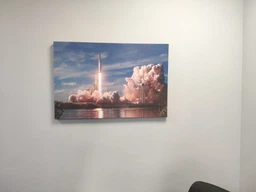 Модульна картина Artel «НАСА запуск ракети» 1 модуль 30х45 см