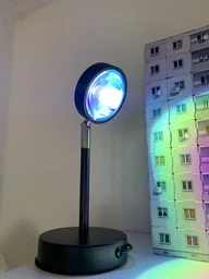 Проекційний світильник USB Sunset Lamp з пультом 16 кольорів фото від покупців 6