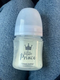 Бутылка антиколиковая Canpol Babies Royal Baby с широким отверстием 120 мл Синяя (35/233_blu)