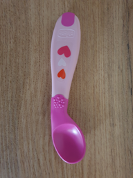 Ложка Chicco First Spoon 8+ міс Рожева (16100.10)