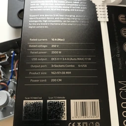 Сітковий підовжувач Ldnio SC3604, 3 розетки Combo, 6 USB, 2 метри grey-black фото від покупців 8