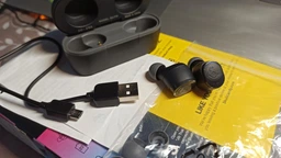 Наушники Skullcandy JIB Light Grey/Blue (S2JTW-P751) фото от покупателей 4