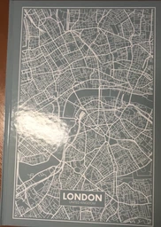 Книга канцелярская Axent Maps London А4 в твердой обложке 96 листов в клетку Бирюзовая (8422-516-A) фото от покупателей 14