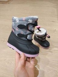 Детские зимние сапоги для девочки Coqui Bergy 5032 20/21 Lt. fuchsia dots (8595662630129) фото от покупателей 2
