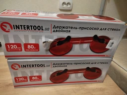Держатель-присоска Intertool 2 х 120 мм до 80 кг (HT-7102) фото от покупателей 8