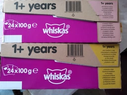 Вологий корм для котів Whiskas з лососем у соусі, 85 г, 28 шт