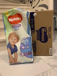 Подгузники-трусики Huggies Little Movers/Pants 6 (15-25 кг) Box для мальчиков 60 шт (5029053564142) фото от покупателей 10