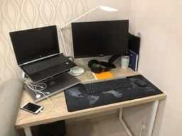 Компьютерный стол Ferrum-decor Майк 75x100x60 белый ДСП Дуб Сонома 32мм фото от покупателей 1