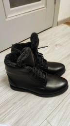 Зимние ботинки на меху Rosso Avangard Whisper Wool Black черные кожаные 44р 29.5см (44309553744) фото от покупателей 2