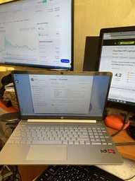 Ноутбук HP Laptop 15s-eq2053ua (4A7N8EA) Natural Silver / AMD Ryzen 5 5500U / RAM 16 ГБ / SSD 512 ГБ / Підсвітка клавіатури