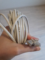 Патч-корд литой RITAR, CCA, UTP, RJ45, Cat.5e, 0,3m, желтый Q710 фото от покупателей 11