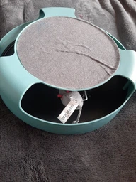 Іграшка для кота з кігтеточкою Catch the Mouse Злови мишу Motion Cat Toy Зелена 25 см