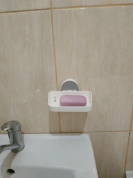Полка MBM HOME BP-3 клеящаяся пластиковая белая фото от покупателей 5