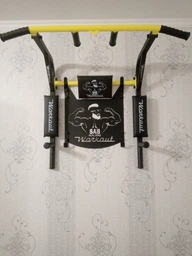 Турнік бруси на стіну Workout з рамкою SAB 5 в 1 (4в1) з адаптивною спинкою для преса Розбірний домашній настінний спортивний тренажер (WO) фото від покупців 16