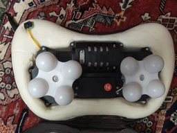 Массажная подушка Massage pillow для шеи и спины инфракрасный роликовый массажер на 8 роликов фото от покупателей 1