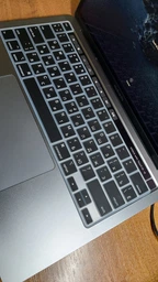 Защитная накладка на клавиатуру с русской раскладкой MacBook PRO 13,15,17 фото від покупців 5