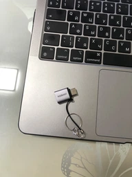 Адаптер Ugreen OTG to USB 3.0 Type-C Silver White с карабином (US270) фото от покупателей 8