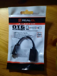 Переходник Real-El USB OTG Type C 0.1 м, Black (EL123500030)
