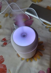 Зволожувач повітря з підсвіткою H2O Colorful HUMIDIFIER білий, USB фото від покупців 2