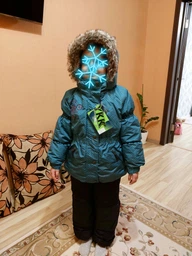 Зимовий термокомплект Peluche&Tartine F17M52EF-Newreef_Grape бірюзовий 114 - 122 см (F17M52EF-Newreef_Grape-6)